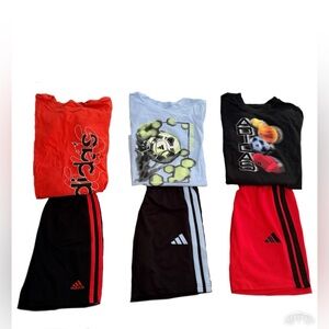Adidas Boys Matching Sets Size 7 Bundle